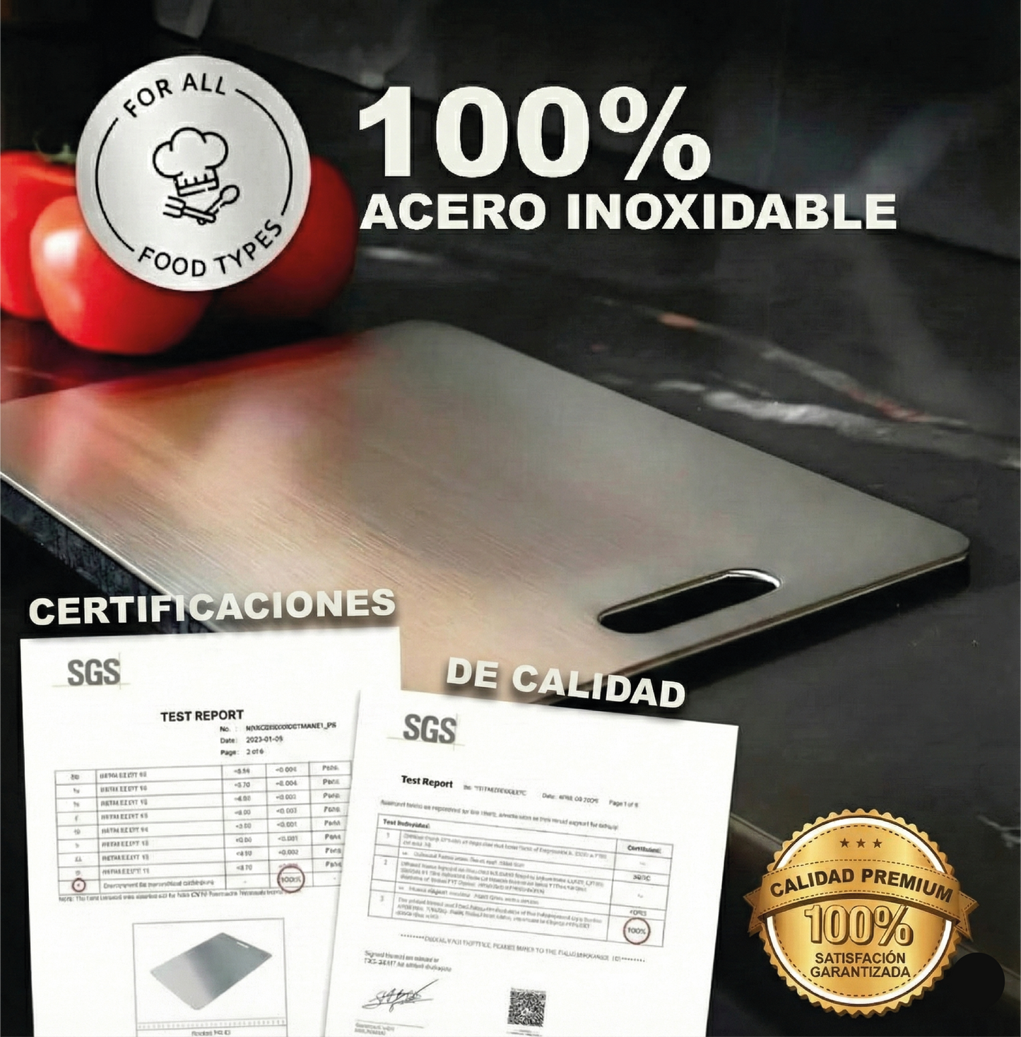 Tabla de Acero Inoxidable 304™