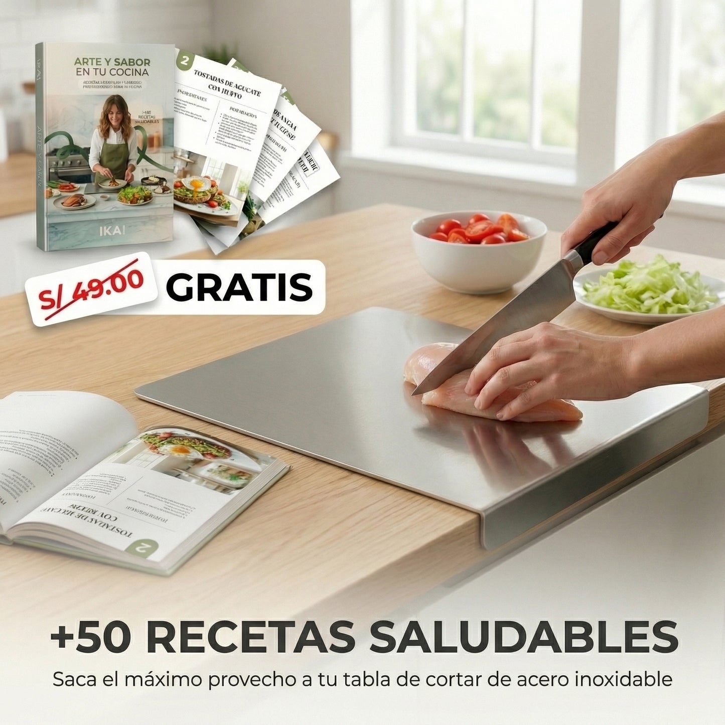 Tabla de picar de Acero Inoxidable 304™